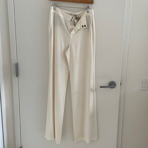 Alice + Olivia Dylan Satin Wide Leg Pants - Size 4 - NWT